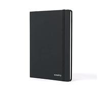 Jumble & Co Moodler - Agenda (A5, vista semanal, sin fecha), color negro