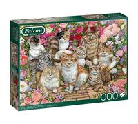 Jumbo 1000 Floral Cats 1.000 pcs, multicolor (11246) , color/modelo surtido