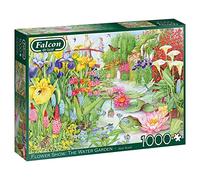 Jumbo- Flower Show 'The Water Gardens' Agua Rompecabezas, Multicolor, 68x49cm (11282)