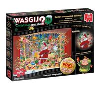 Jumbo 19172 Wasgij Navidad 15 - Santa's Treat 2 x 1000 Piezas Puzzles Entrega inesperada