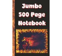 Jumbo 500 Page Notebook: Fire Horse Notebook - College Ruled 6x9 Journal with 500 Pages for School, Work, and Daily Writing