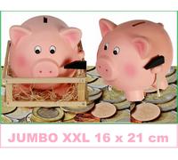 JUMBO-ALCANCÍA-CHANCHO-DE-SUERTE-XXL-21x16cm-ALCANCÍA-MARAVILLOSA-REJA-PAJAS