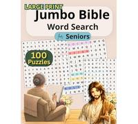 Jumbo Bible Word Search for Seniors: 100 Extra Large Print Faith Puzzles for Adults & Seniors | Easy on the Eyes, Relaxing for the Mind and Spirit (Bible Puzzles for Seniors)