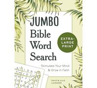 Jumbo Bible Word Search: Stimulate Your Mind and Grow in Faith