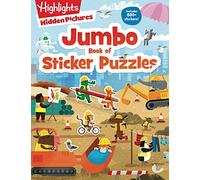 Jumbo Book of Sticker Puzzles: 800+ Stickers and 100+ Playtime Activities for Kids Ages 4-8 (Highlights Jumbo Books & Pads)
