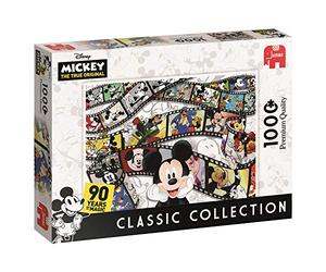 Jumbo, Disney Pix Collection - Rompecabezas de Mickey Mouse 90 Aniversario, Disney para Adultos, 1000 Piezas