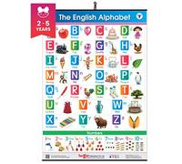 Jumbo English Alphabet and Numbers Chart for Kids | Perfect For Homeschooling, Kindergarten and Nursery Children | (39.25 x 27.25 Inch)