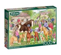 Jumbo - Rompecabezas Falcon de Luxe Riding School - 1000 piezas, multicolor, tablero reciclado
