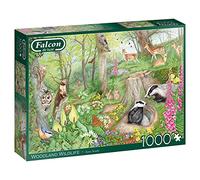 Jumbo, Falcon de Luxe - Woodland Wildlife, Rompecabezas para Adultos, 1000 Piezas