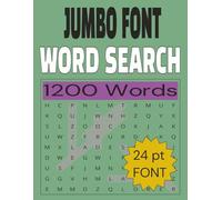 Jumbo Font Word Search: Extra Large 24pt Print for Stress-Free Reading; Featuring 100 Themed Puzzles Across History, Nature, Culture, and More! | 8.5 x 11 inches