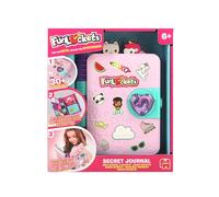 Diset - Diario Secreto Funlockets. ¡Escribe todos tus secretos y personaliza tu diario! Con mas de 30 asomborsos. (S20220FR1)