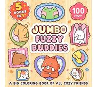 Jumbo Fuzzy Buddies Coloring Book: All Your Favorite Fuzzy Characters in One Cozy Collection of Cozy Daily Activities, Adorable Themes, and Relaxing Moments
