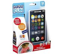 Jumbo - InfiniFun Mi Primer Smartphone Infinyfun,Educativo, táctil, bilingüe, Apto para niños a Partir de 18 Meses