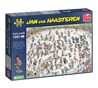 Jumbo Jan Van Haasteren Riding the Skate Bowl - 1000-Piece Adults Comic Puzzle -