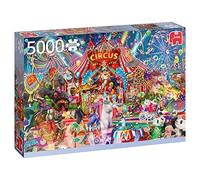 Jumbo-A Night at The Circus Juguete, Multicolor (Puzzles 5000 Piezas)