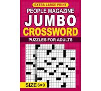 Jumbo People Magazine Extra Large Print Crossword Puzzles For Adults: Fun & Thoughtful Puzzles, Sharpen Your Mind, Relax Your Brain (Answer Section at the Back)