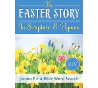 Jumbo-Print Bible Word Search: The Easter Story in Scripture & Hymns