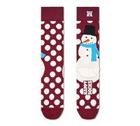 JUMBO SNOWMAN SOCK Happy Socks Calcetines Navideños 41-46, rojo, 41-46