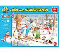 Jumbo Spiele Jan van Haasteren Junior Muñeco de Nieve 150 Piezas - Puzzle para niños a Partir de 5 años