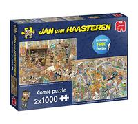 Jumbo Spiele Jumbo 20052 Jan Van Haasteren-Póster, Multicolor