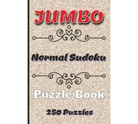 Jumbo Sudoku Puzzle Book: 250 Sudoku Puzzles with Solutions | One Puzzle Per Page | 6 x 9 inch Travel Size Book for Seniors, Adults, and Teens | 500 ... Easy Brain Games at Home or On the Go