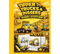 JUMBO Tippers Trucks & Diggers Colouring & Activity Book (Kids Colouring Books)