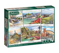Jumbo- Welcome to Wales-1000 Teile Neu Puzzle, Color Multicolor, 68x49cm (11341)