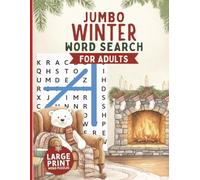 Jumbo Winter Word Search For Adults: Large Print Puzzles for Adults and Seniors | Easy, Relaxing Winter-Themed Word Searches