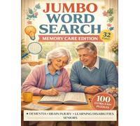 Jumbo Word Search for Seniors: Extra Large Puzzles for Memory Care and Keeping Minds Active