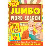 Jumbo Word Search for Seniors- Extra Large Text: Extra-Large Print Word Search Book for Seniors: 120 Puzzles with Solutions for Relaxing Brain Workouts- *8.5" x 11"