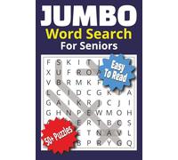 Jumbo Word Search For Seniors Puzzle Book: Word Searches with Easy to Read Print about Hobbies, Travel, Nature, and More | 6x9 Inches, 110 Pages | 50+ ... Vacations, Holidays, and Relaxing Free Time