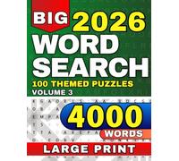 Jumbo Word Search Large Print Puzzle Book for Adults: Big Word Find Puzzles for Adults & Seniors with 4000 Words (Ultimate Word Search Collection)