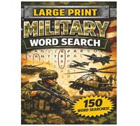 Jumbo Word Search: Military Edition: 150 Word Search Puzzles, seniors, jumbo size, LARGE PRINT, 3000 words (Games)