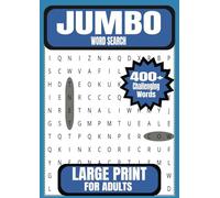 JUMBO WORD SEARCH PUZZLE: Easy To See Words In Large Font For Adults, 400+ Oddly Spelled Words For Harder Challengs | 8×11in, 90 pages | Great for Seniors, Gifts, And Exercising The Mind