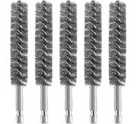 JUMELA Cabezal de Cepillo de Alambre eléctrico Cepillo de Alambre de Acero Inoxidable Cepillo de Alambre for Taladro eléctrico Cepillo de Alambre Cepillo de Acero Inoxidable con Mango Hexagonal 4pcs