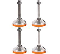 JUMELA Tornillo de nivelación M6, pie nivelador de pies Ajustables de Alta Resistencia, 100/150MM for Equipos mecánicos de Muebles, Acero Inoxidable 304, 4 Uds. (Size : M16x80x100mm)