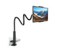 Jumkeet - Soporte para Tableta con Cuello de Cisne, Soporte para Cama Ajustable Estable, Soporte para iPad iPhone Teléfono, Nintendo Switch/Samsung/Kindle y Plus, 60 cm de Longitud Total