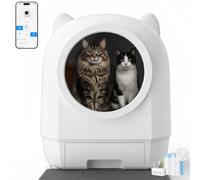 JUMMICO Arenero Gatos Autolimpiable Cerrado con App, Envío Montado | Seguridad Triple, Anti-Olor, Arenero Automatico, para Múltiples Gatos, Cajón 10+ Días, Sensores Múltiples, para Gatos