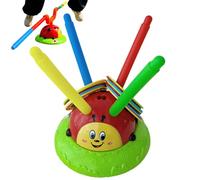 Jump And Musical Throw - 24x24x1.2 Cm Sound Let Go With | JUNTO MUSTERÁCTICO 2 En 1 Divertido Toy De Escarabajo Interactivo Niños Adaptados Ideales Para La Coordinación Del Motor Y Las Actividades Lúd