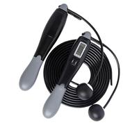 Jump Rope Counter, Home Gym Fitness Accessory, Versátile Fitness Tool Adjustable Skipping with LCD Display, Digital Jump Rope for Men Women, Track Jumps, Calories, Time, Workout Progress