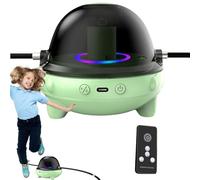 Jump Rope Machine, Skipping Machine, 5.12x5.12x3.74 inches, Smart Digital Wireless with Remote Control 10 Speeds, Intelligent Music Counter for Indoor Gym Fitness Cardio Workouts