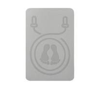 Jump Rope Mat, Skipping Exercise Pad, Cardio Fitness Cushion, Non Slip Design for Indoor Outdoor Training, Shock Absorbing Layer for Quiet Steps, Workout Gear for Home Gym Use, Grey