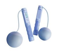 Jump Rope - Skipping Rope | Cordless Jumping Ropes | Weighted Ropes Workout with Counter | Portable Rhythmic Cardio Twirler | Workout Beaded Velocity Cord Spinner for Fitness Gym Burn Calorie