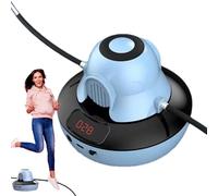 Jump Rope with Counter, 10 Adjustable Speed LED Display Electric Ropes Skipping Machine, 520g Remote Control Weighted Jump Rope for Men, Women, and Kids, 13x13x10cm