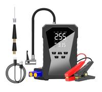 Jump Starter with Air Compressor, 12V Battery Booster Pack with Smart Digital Display, Cordless Power Bank, Perfect For Car Truck Motorcycle Camping Travel Use, 7.28x4.53x2.36 In
