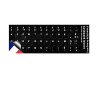 jumper Adhesivo Teclado francés, Pegatina AZERTY Negro para de Teclas de Teclado de Ordenador portátil para Usuario francés VOIRE Belga - Conversion de Teclado QWERTY (AZERTY