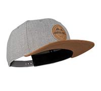 Jumping Bird Gorra de Béisbol Unisex • Gorra Snapback para Exteriores • Gorra Deportiva de Lana para Hombre y Mujer en Gris Claro • Ajustable Individualmente • Watzmann