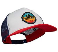 Jumping Bird Gorra Snapback Unisex • Trucker Cap • Estilo Retro para Mujer y Hombre • Baseball Con Red de Malla • Transpirable, Ajustable y Fácil de Lavar