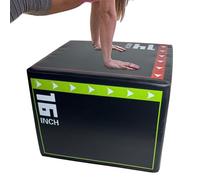 Jumping Box Training, antideslizante Shockproof Plyometric Jump Box, Wear-Resistant Fitness Equipment Strength, Cardio, Agility Workouts, Jump for Home, Gym, 40 x 30 x 35 cm