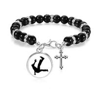 Jumping Dancer - Pulsera deportiva con cuentas de hip hop, joyería bohemia